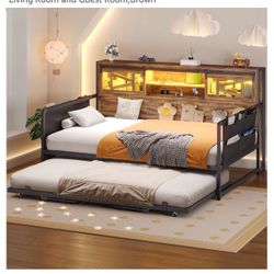 Trundle twin bed