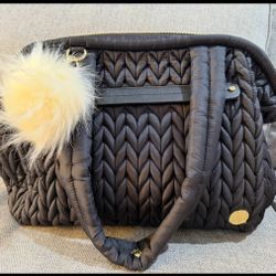 Happ Brand Paige Carryall Diaper Bag Black