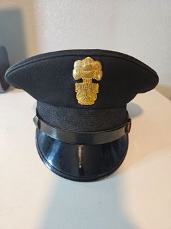 Authentic The Citadel Military College Cadet Winter Dress Visor Cap Hat