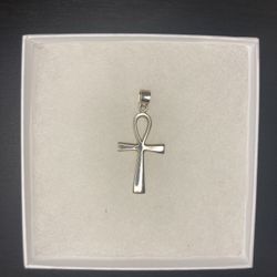 Egyptian Ankh Sterling Silver Necklace