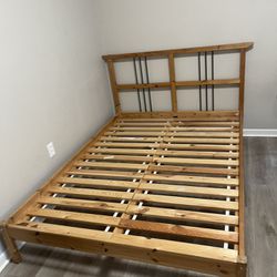 Full Size Bed Frame Wood 