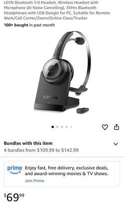 LEVN Bluetooth Headset 