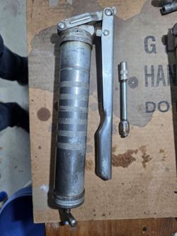 Vintage K-P Mfg. Co. Lever Grease Gun – Minneapolis, USA – Heavy Duty