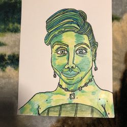 Caricature Of Green GaGa