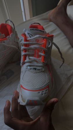 Balenciaga Track Sneakers White Orange 43