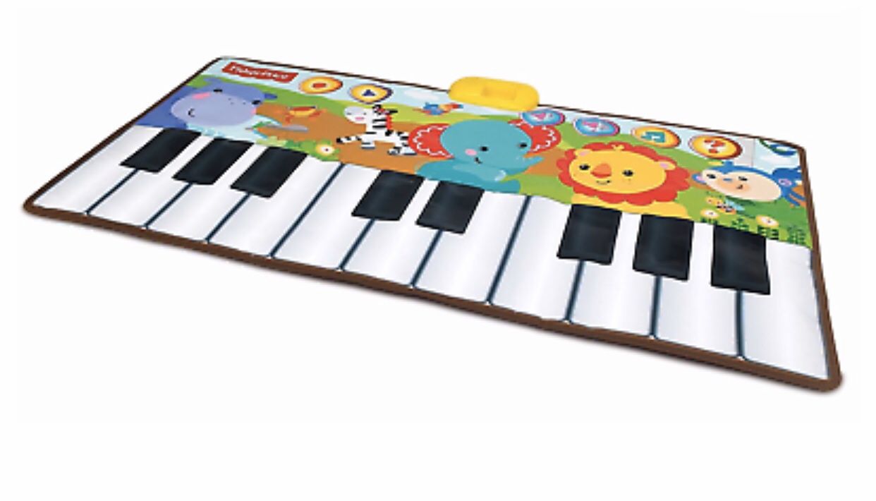 BRAND NEW- in box Fisher-Price Music - Piano/Keyboard - Rain Forest Dancin' Tunes Step-On Keyboard