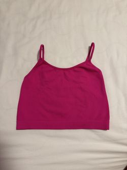 Neon Pink Cropped Tank 