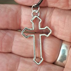 Stainless Steel Cross Pendant Necklace