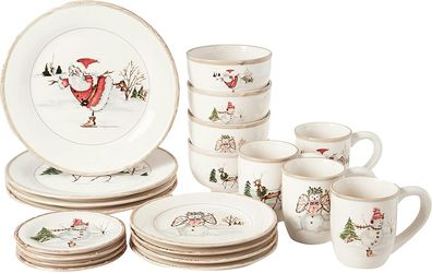20-Piece Christmas Twig Dinnerware Set