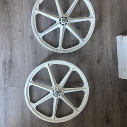 TUFF WHEEL 24” SKYWAY OLD SKOOL ORIGINAL HUBS NEW PAIR SET BMX GT SE RACING PK RIPPER QUADANGLE 