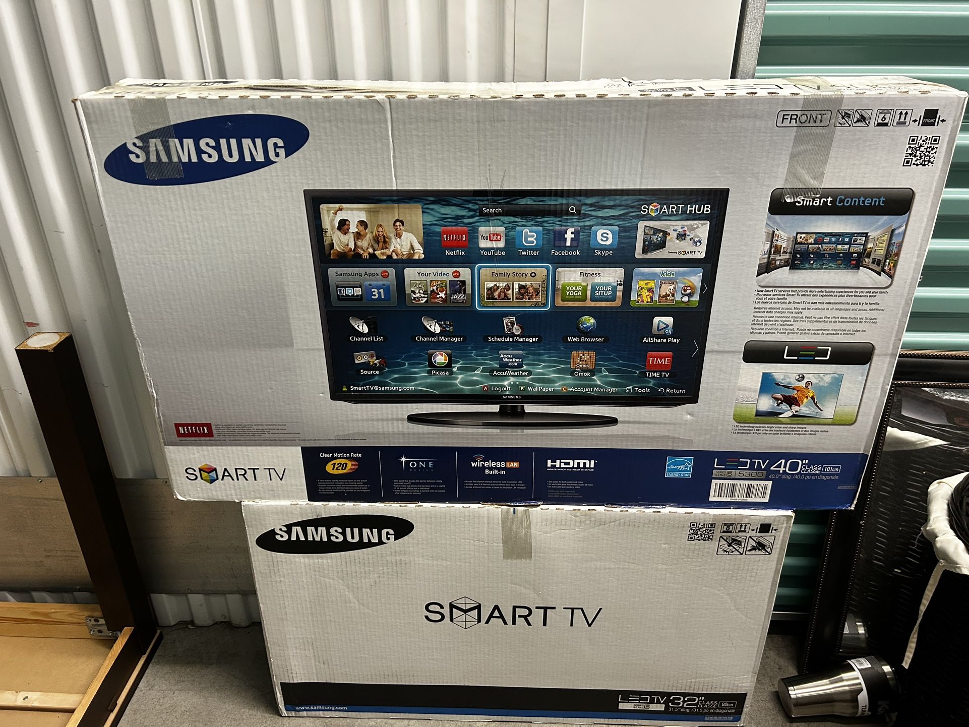 32 Inch and 40 Inch Television Used 