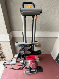 Chicago Electric 12" Power Tools Heavy Duty Mobile Miter Saw Stand S/N: 0 8 1 9-3 7 3 3 1
