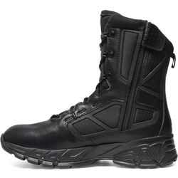 Men's Military Tactical Work Boots Lightweight Side Zipper Army Combat Hiking Boots