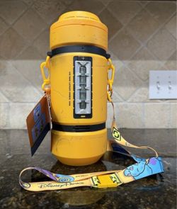 NEW Disney Parks Monsters, Inc. Scream Canister Scream Bucket w/ Lanyard Tag