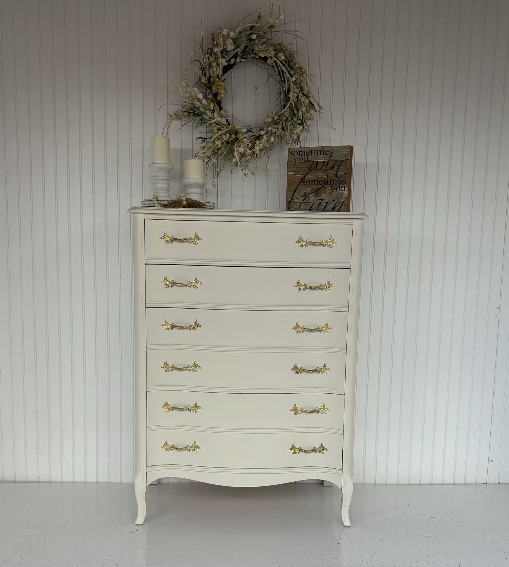 French Provincial Dresser - Bedroom Set - Dresser Set - Highboy - Nursery Furniture