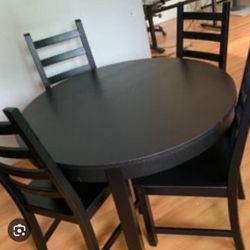 Dinning Table And 4 Chairs IKEA 