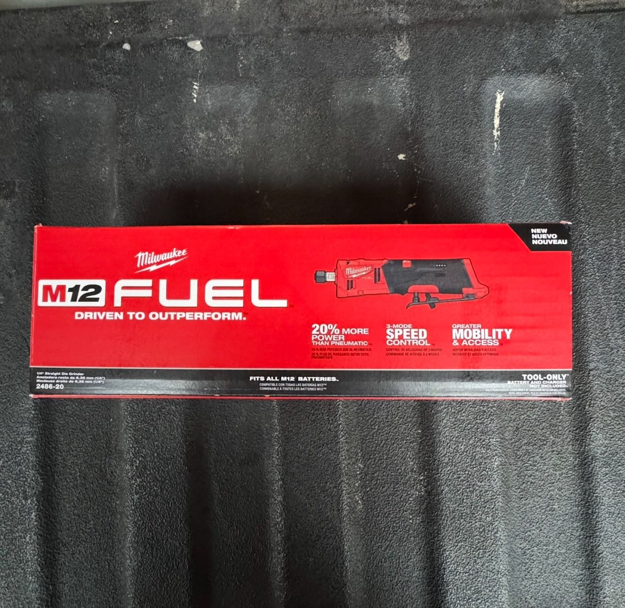M12 FUEL 1/4" STRAIGHT DIE GRINDER
