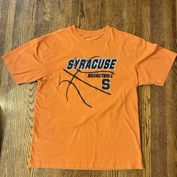 Colosseum Athletics Men’s Orange Syracuse Basketball T-shirt size Large