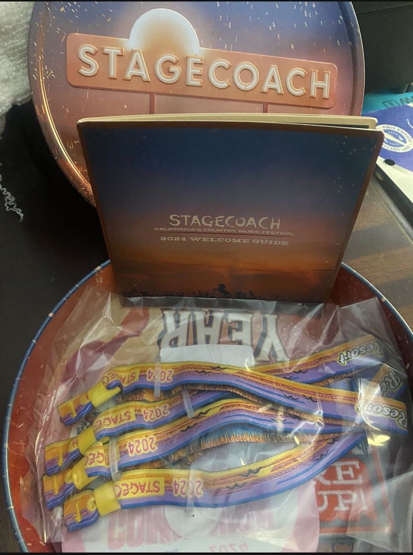 Stagecoach RV Only Wristbands 