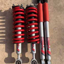 3rd gen 22-26 Toyota Tundra Factory TRD Lift Coilovers and Read Shocks 