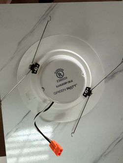 Recessed lights Watt 6 inch