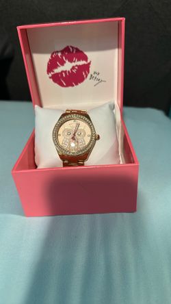Betsey Johnson Gold Owl Watch
