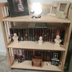 Solid Wood Folding Bookcase