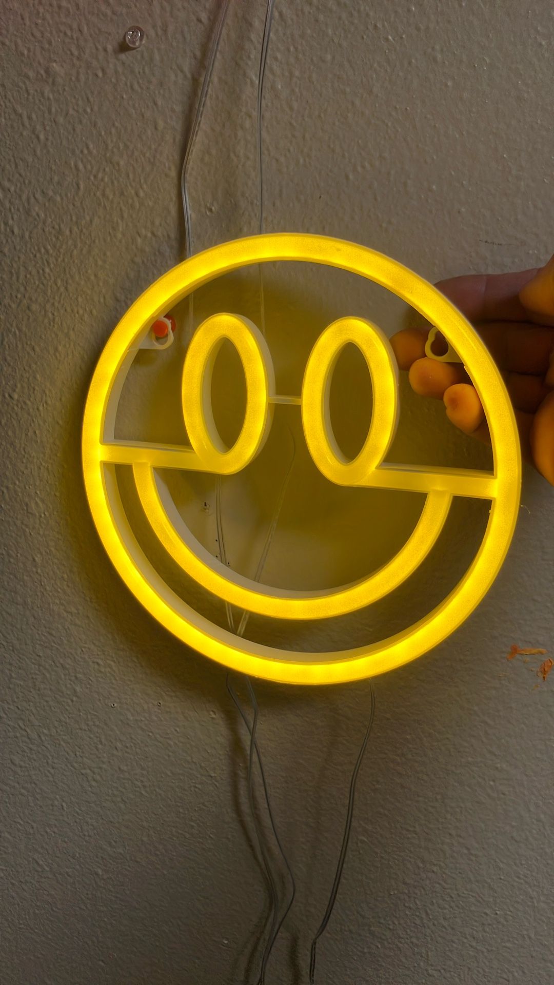 Neon Happy Face USB Plug