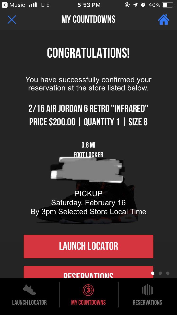 Air Jordan 6 “Infrared” - Size 8 - $260