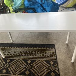 White IKEA Table 