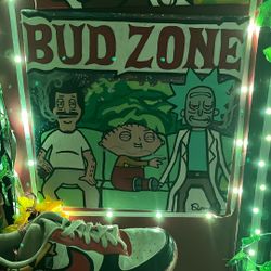 On Of A Kind Hand Made CartoonPainting