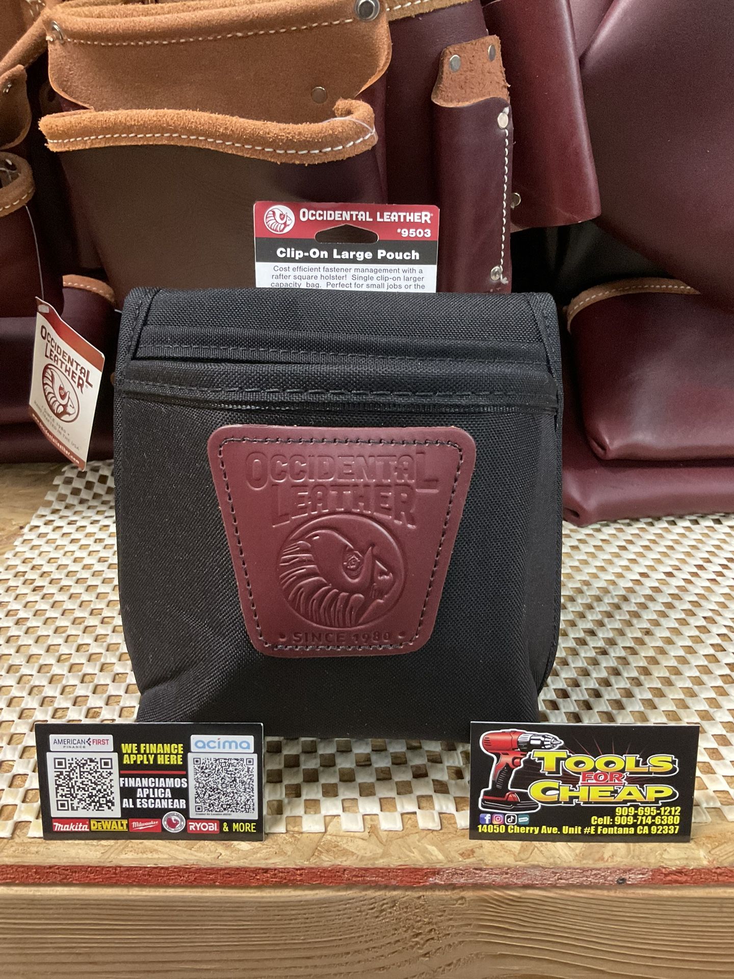 Occidental Leather 9503 Clip- On Large Pouch