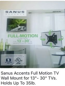 Sanus Accents Full Motion Wall Mount