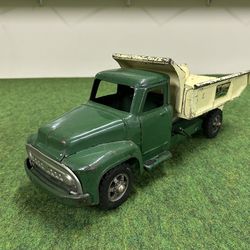 Vintage Buddy L Original 21” Hydraulic Heavy Hauling Dumper Pressed Steel Truck - “1950’s”