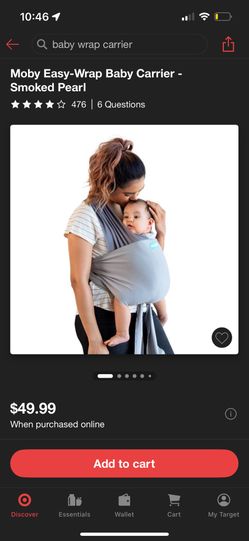 Moby Baby Wrap Carrier