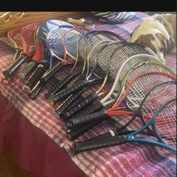 Tennis Rackets 2 For 25 Brand Names Very New