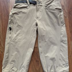 Mountain Hardwear Womens Cortina Falls Pedal Pusher Crop Capri Pants Shorts Sz 4