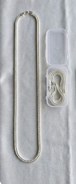 925 Sterling Silver Braided Necklace and Bracelet  Woven Silver Jewelry