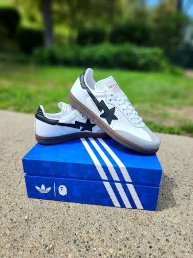 Adidas x Bape Samba (9.5M) WHITE