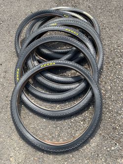 Kenda 26” X 1.95 Bike Tires With Inner Tube. Wire Bead.