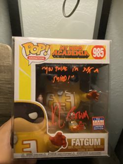 Autographed Fatgum Funko Pop