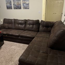 Brown Sectional Couch