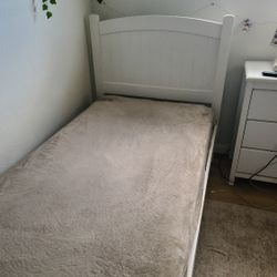White Twin Bed