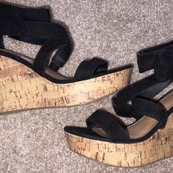 Size 8 Strapy Now Wedges Brand New Super Cute! 
