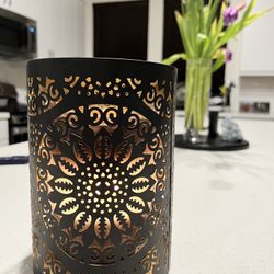 Black Candle Holder