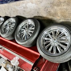 20 Inch 6 Lug Rims N Tires 