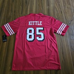 49ers Kittle Red Throwbacks Jerseys $60ea Firm S M L Xl 2x 3x 