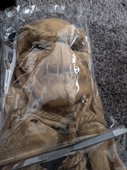 Scarecrow Burlap Hood