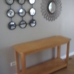 Side Table & 2 Mirrors $25 For All 3