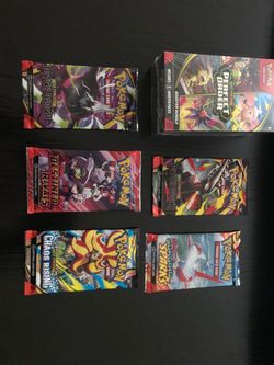Pokémon booster packs and 5 Pokémon packs
